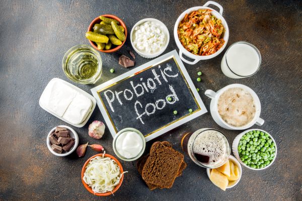 Probiotic rich foods.