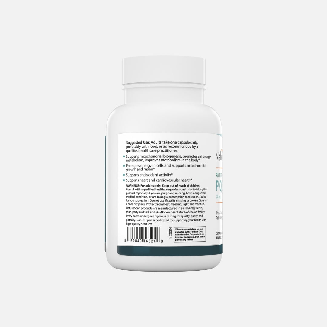 辅酶Q10 泛醇 200mg + PQQ 2